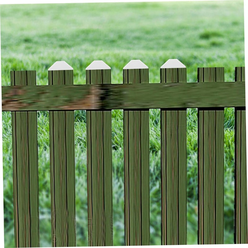 Angoily 8pcs PVC Fence Top Cap Flat Covers Fence Cap Column Cover Replacement Vinyl Picket Sealing for Pets Safety - Image 5