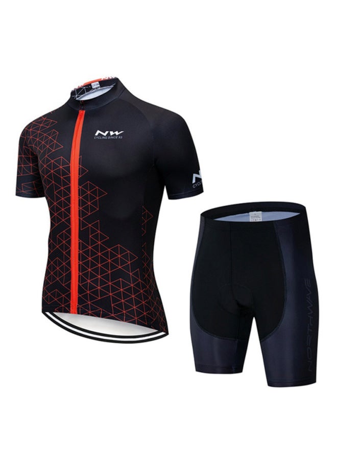 Summer Cycling Clothing, Loose And Breathable Bicycle Short-sleeved Sportswear Suits, Children's Speed Skating Suits, Skateboard Suits, Etc