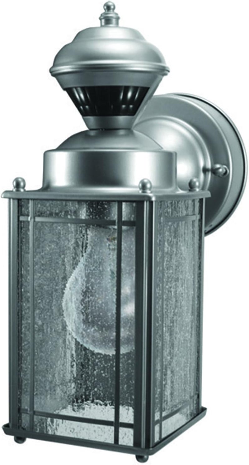Globe Electric Heath Zenith HZ-4133-SV Shaker Cove Mission Style Motion Sensing Security Light - Silver
