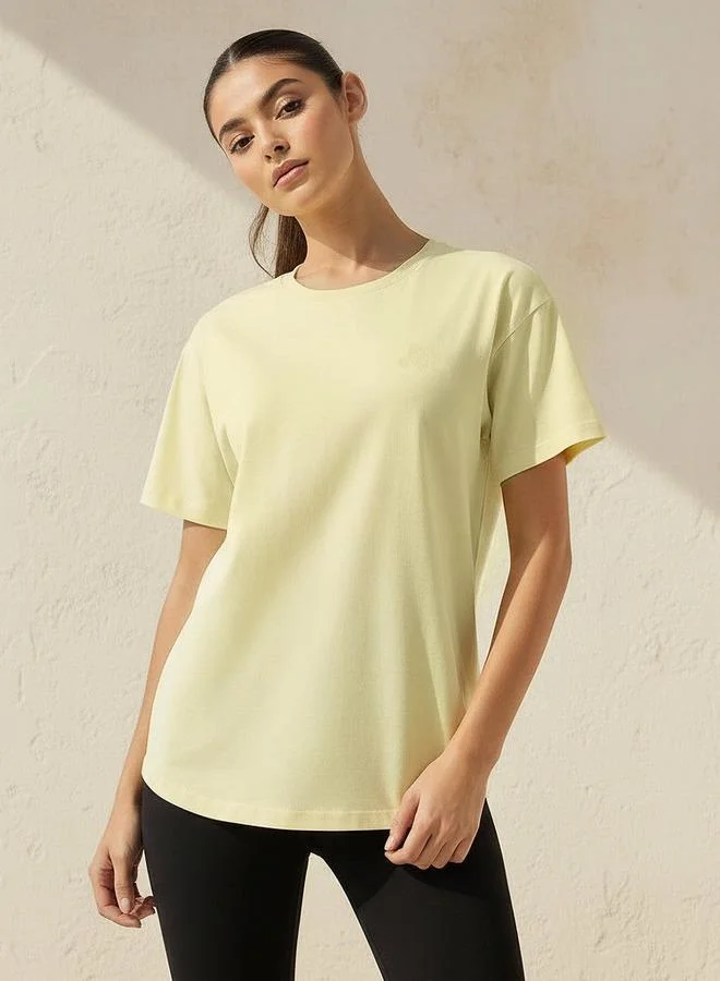 Kappa Kappa Women Logo Embroidered T shirt