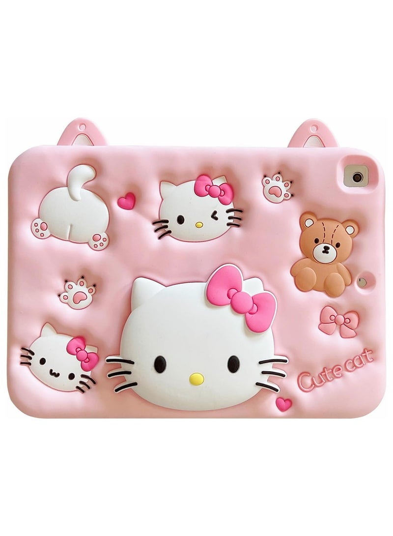 general Suitable for IPAD Protective Case, Cute Cartoon Shockproof Tablet Case with Retractable Stand - Image 1