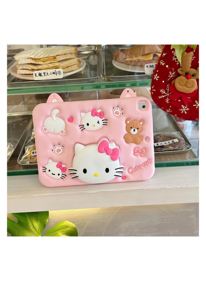 general Suitable for IPAD Protective Case, Cute Cartoon Shockproof Tablet Case with Retractable Stand - Image 2