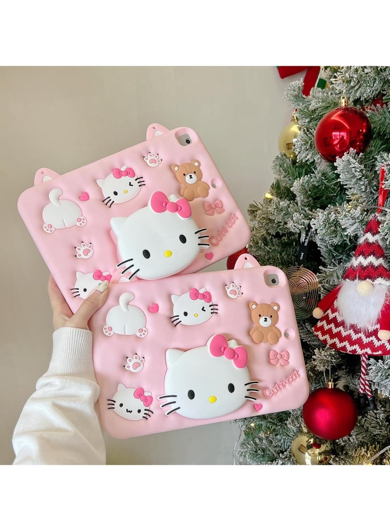 general Suitable for IPAD Protective Case, Cute Cartoon Shockproof Tablet Case with Retractable Stand - Image 5