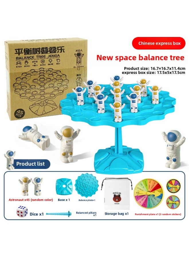 لعبة تدريب التوازن والتركيز على شجرة توازن الضفدع للأطفال، لعبة لوحية تفاعلية مزدوجة، موسيقى تكديس