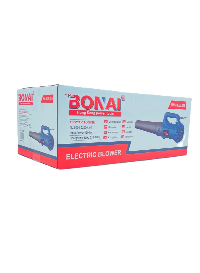 BONAI 4500W Electric Air Blower with 22000RPM 240V Lightweight Durable Materials for Cleaning Drying and Inflating (BN-HKBL015)  - Image 2