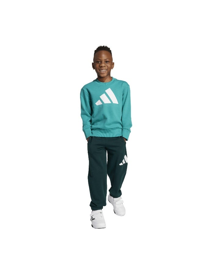 Adidas Lk Bl Ft Jog Green Training Suits For Kids 3-4Y - Image 5