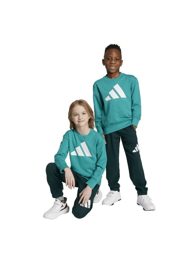 Adidas Lk Bl Ft Jog Green Training Suits For Kids 3-4Y - Image 4