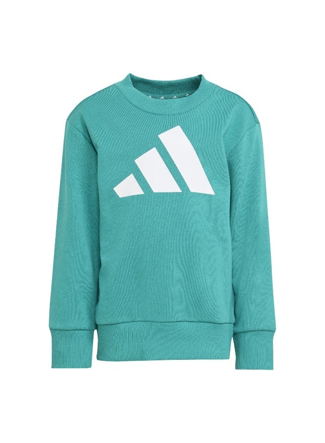 Adidas Lk Bl Ft Jog Green Training Suits For Kids 3-4Y - Image 2