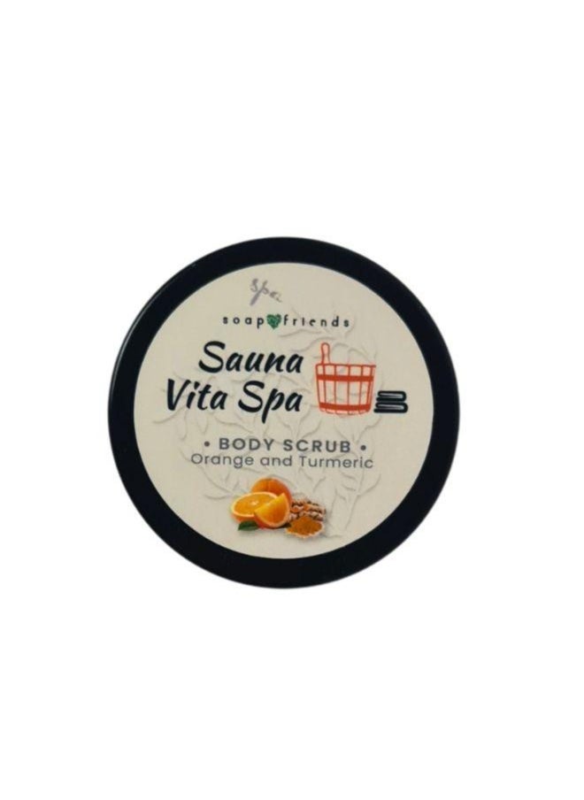 Soap&Friends Orange Turmeric Body Scrub 50ml for Sauna and Steam Bath Glow  - Image 2