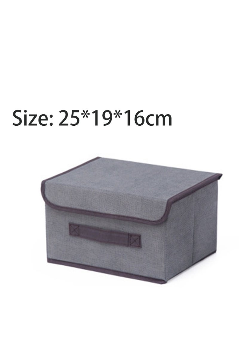 2-pieces Waterproof Foldable Household Sheet Blanket Storage Box With Dust-proof Lid Cloest Space Save Cloth Organizer Bag Multifunction Kids Toy Office Supplies Container - Image 4