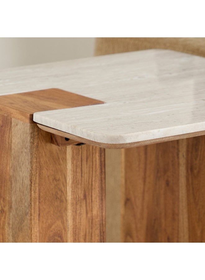 Home Box Seoul Marble Top End Table - Image 4