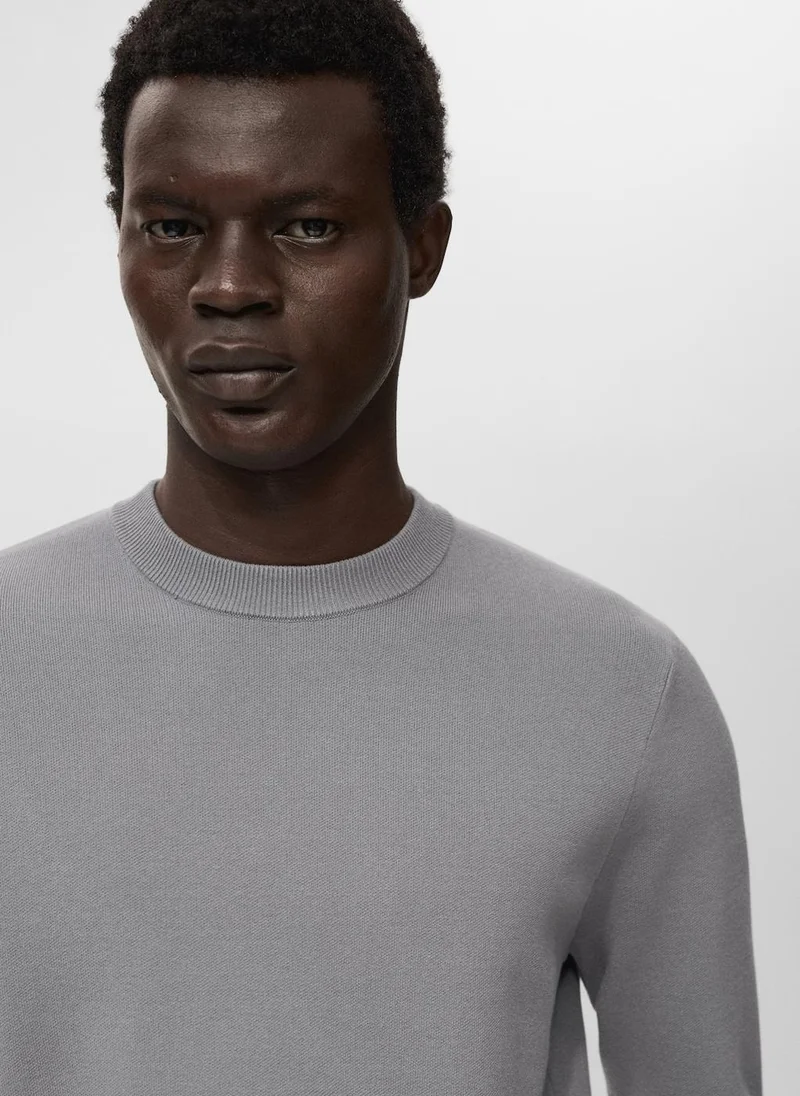 مانجو مان كنزة متوسطة الحياكة بقصة عادية