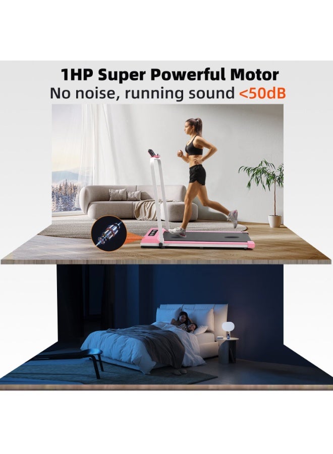 ETG 1-10KM/H Foldable Treadmill for Home – 0.75HP, 110kg Weight Capacity, Quiet & Space-Saving – Perfect for Walking, Jogging & Running - Image 4