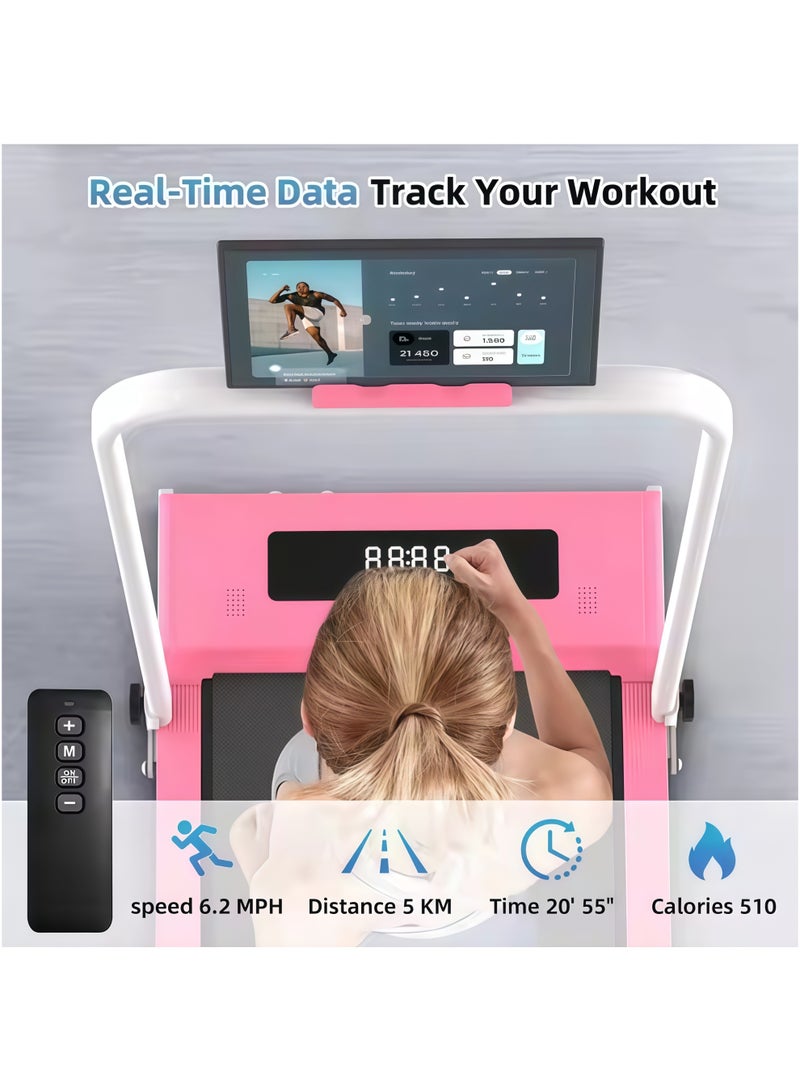 ETG 1-10KM/H Foldable Treadmill for Home – 0.75HP, 110kg Weight Capacity, Quiet & Space-Saving – Perfect for Walking, Jogging & Running - Image 2