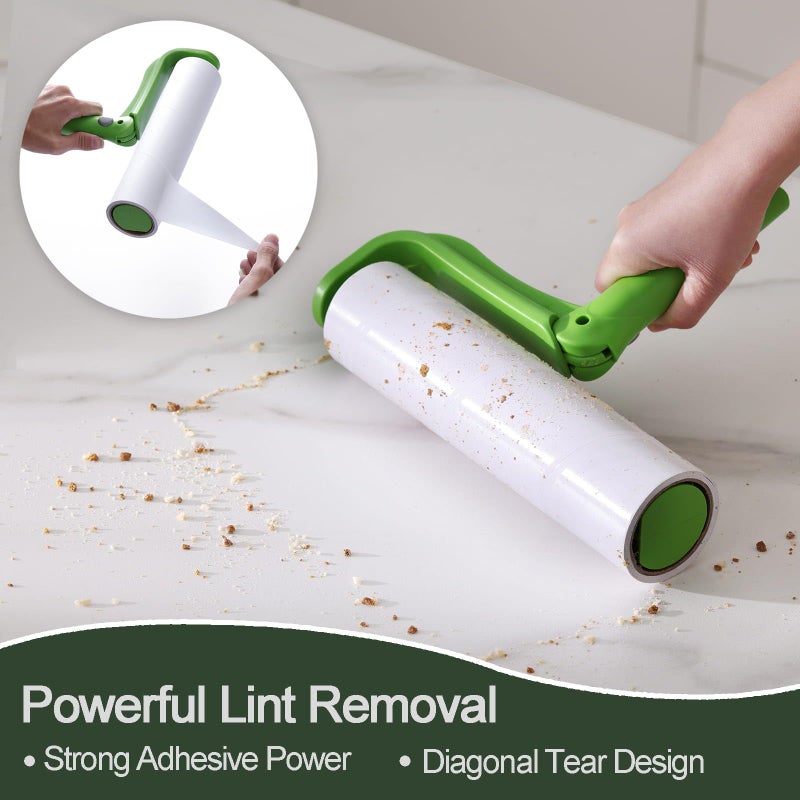 HapChron 10 inch Mega Lint Roller Refills for Evercare Pet Mega Lint Roller and Leo Cleaning Roller, Fits Most 10" Supersize Lint Rollers with 2 1/16" ID, Total 240 Easy Tear Sheets (Pack of 4) - Image 4