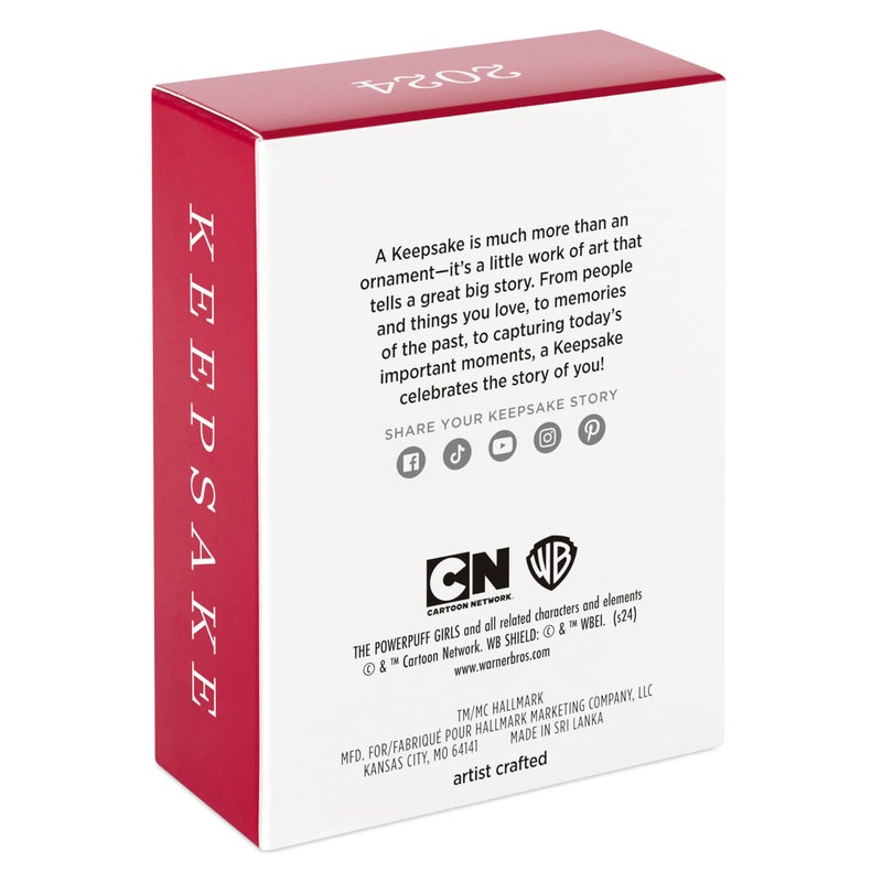 Hallmark Keepsake Christmas Ornaments 2024  The Powerpuff Girls Blossom  Bubbles and Buttercup  Set of 3  Cartoon Gifts - Image 4