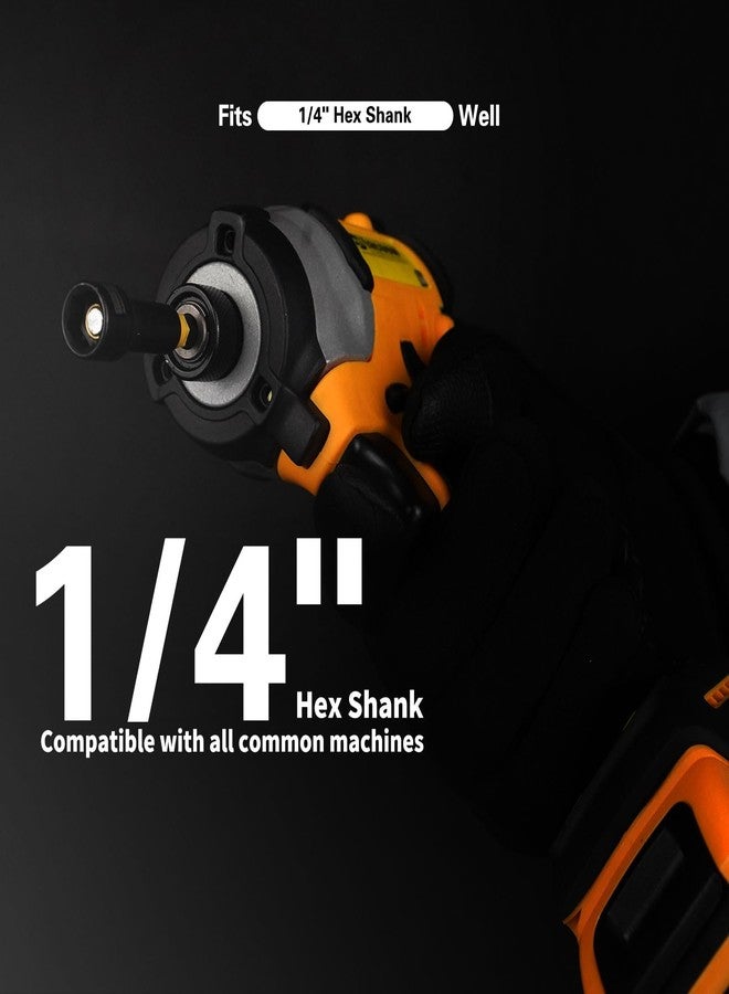 Facoow 55PCS Impact Nut Driver Set, Magenetic Nut Driver Set for Impact Drills and Premium Deep Drivers, Wing Nut Setters, 1/4'' Quick Change, Bit Extention, S2 Steel Bits, Pivoting Nut Setter - Image 5