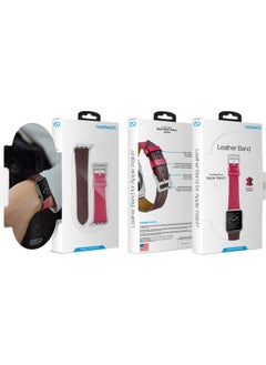 Naztech Apple Watch 2 3 4 5 6 Se 42 44 mm Leather Strap Band  - Image 4