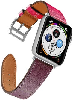 Naztech Apple Watch 2 3 4 5 6 Se 42 44 mm Leather Strap Band  - Image 5