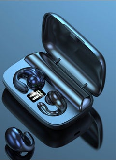 Wireless Bluetooth Headset with Open Adjustable Noise Cancellation, V5.3 TWS (Blue)