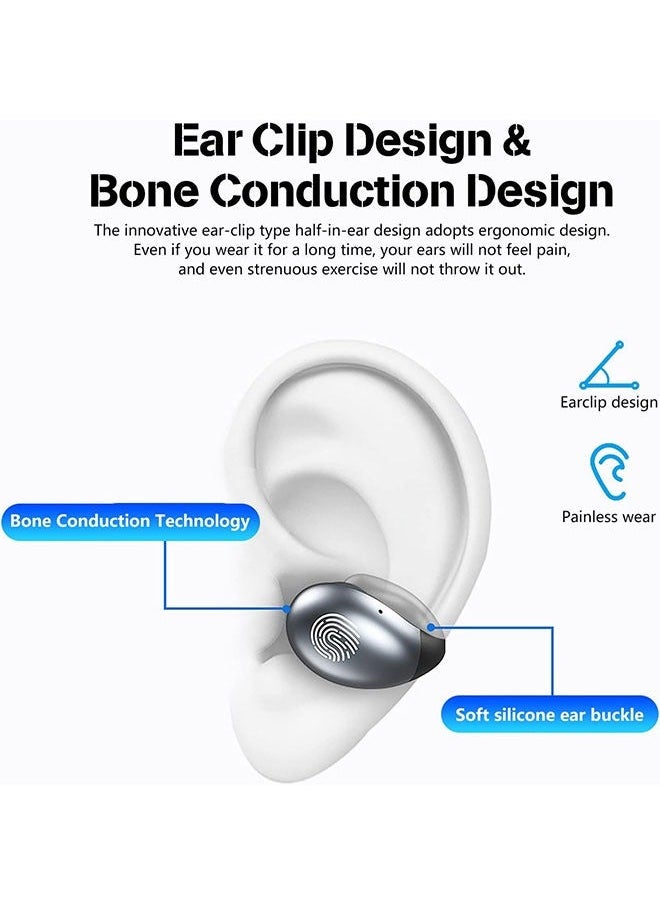 Generic - Wireless Bluetooth Headset with Open Adjustable Noise Cancellation, V5.3 TWS (Blue) - Image 1