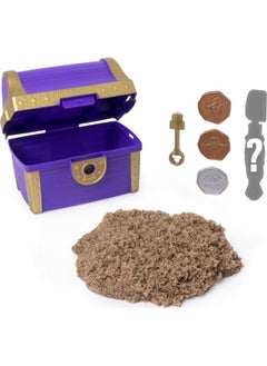 Kinetic Sand Kinetic Sand, Buried Treasure Playset with 6oz of Kinetic Sand and Surprise Hidden Tool (Style May Vary)  - Image 2