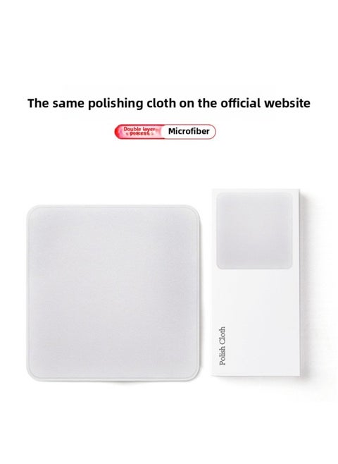For Apple IPad Screen Cloth For Iphone Phone Screen Cleaning Macbook Watch Wipe Polishing Cloth-Color:Polishing Cloth-pearlescent Bag Packaging