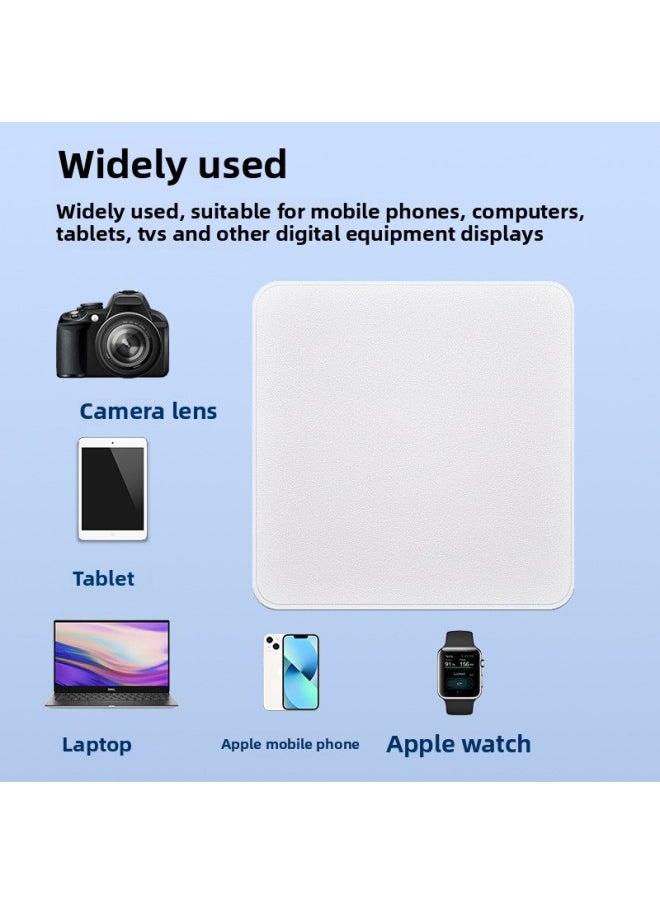 For Apple IPad Screen Cloth For Iphone Phone Screen Cleaning Macbook Watch Wipe Polishing Cloth-Color:Polishing Cloth-pearlescent Bag Packaging
