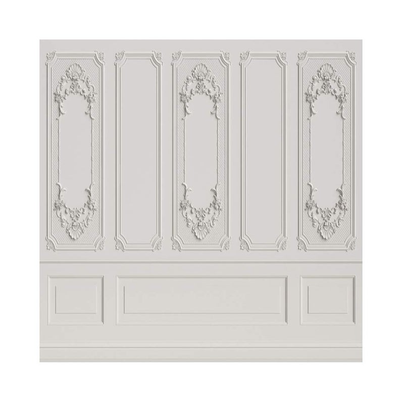 Leyiyi 10x10ft Vintage Room Inside Backdrop European Frame Modern House French Castle Cementery Wall Retro Style Photo Background Cowboy Kids Birthday Portrait Studio Prop Vinyl Wallpaper