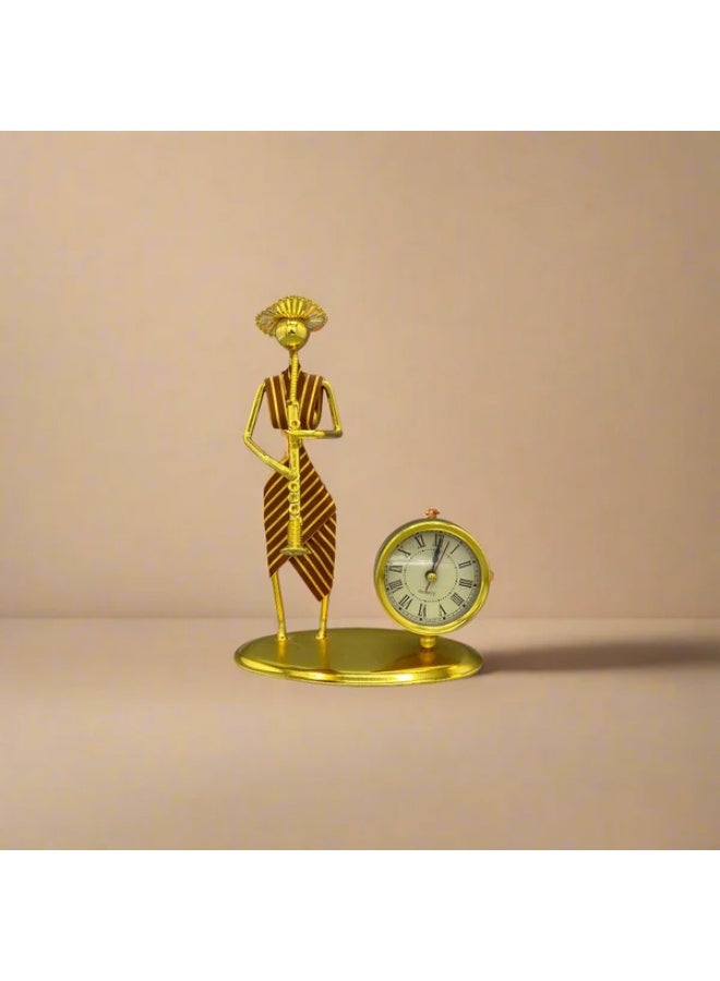 Musician Clock Figure