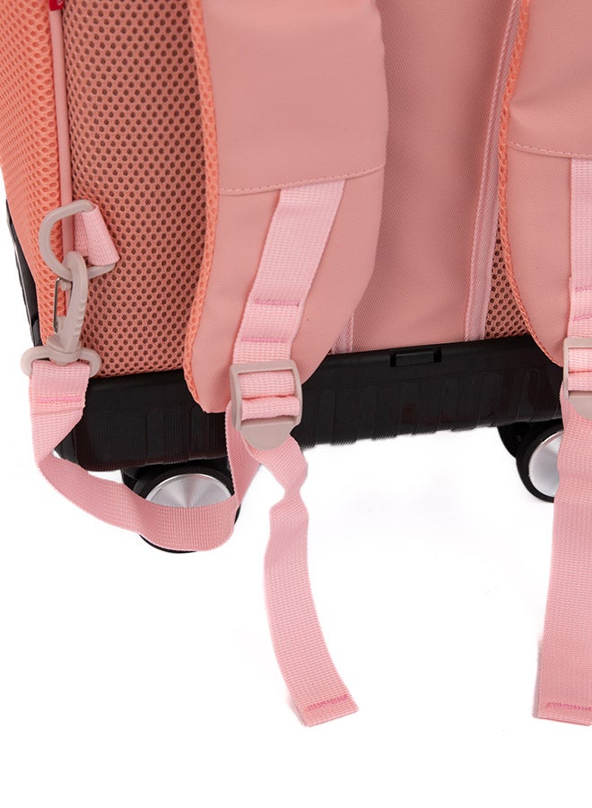 بريما حقيبة ظهر قابلة للطي 20 بوصة بأربع عجلات | حقيبة مدرسية للطلاب بعجلات، مناسبة للسفر والعمل والجامعة، جيوب متعددة، حافظة لابتوب، مقبض قوي قابل للطي، مدمجة وواسعة للاستخدام اليومي - Image 2