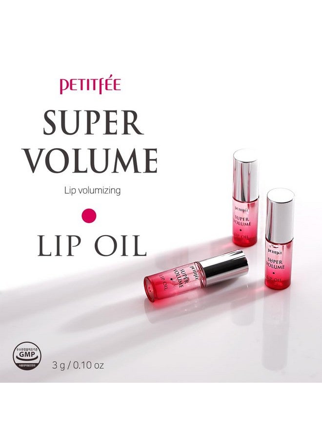 Petitfee Lip Oil Super Volume | 0.10 Oz | Plumping, Moisturizing, Glass Lips, Plump Lip Oil with Herbal Ingredients, Revitalizing, Volumizing, Nourishing Lips, Non-sticky, Non-artificial Colors - Image 3