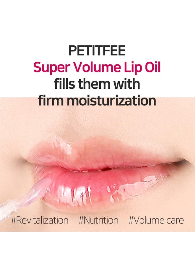 Petitfee Lip Oil Super Volume | 0.10 Oz | Plumping, Moisturizing, Glass Lips, Plump Lip Oil with Herbal Ingredients, Revitalizing, Volumizing, Nourishing Lips, Non-sticky, Non-artificial Colors - Image 4