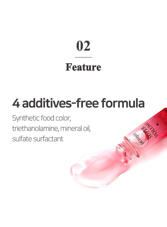 Petitfee Lip Oil Super Volume | 0.10 Oz | Plumping, Moisturizing, Glass Lips, Plump Lip Oil with Herbal Ingredients, Revitalizing, Volumizing, Nourishing Lips, Non-sticky, Non-artificial Colors - Image 5