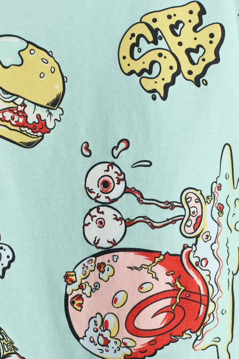 H&M Print-motif cotton T-shirt