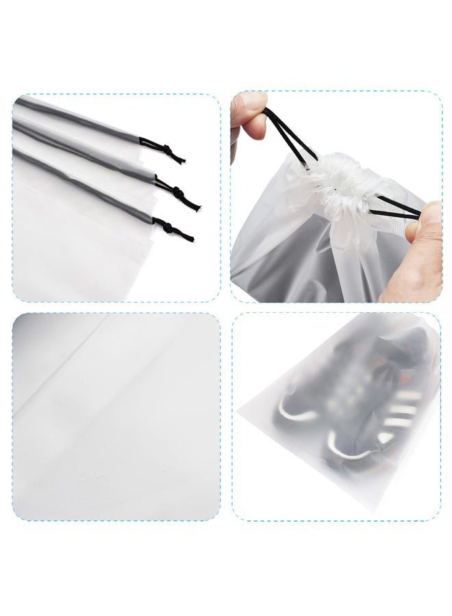 Vorspack Transparent Shoe Bags for Travel Large Clear Shoes Organizers Storage Pouch with Rope for Men and Women 13 Pack - Image 3