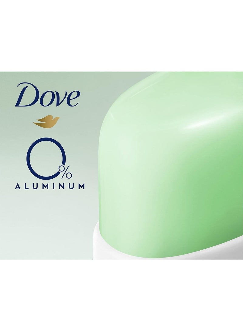 Dove 0% Aluminum Deodorant – Cucumber & Green Tea (Refill) [2 Pcs] (32 g) - Image 3