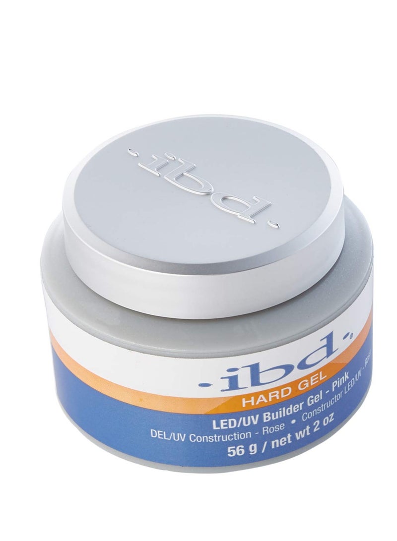 IBD Hard Gel, Led/UV Builder Gel, Pink, 2 oz - Image 3