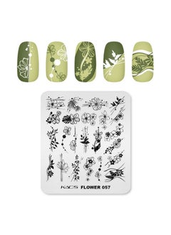 KADS Flower Manicure Pedicure Plates  - Image 1