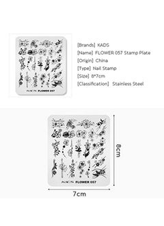 KADS Flower Manicure Pedicure Plates  - Image 5
