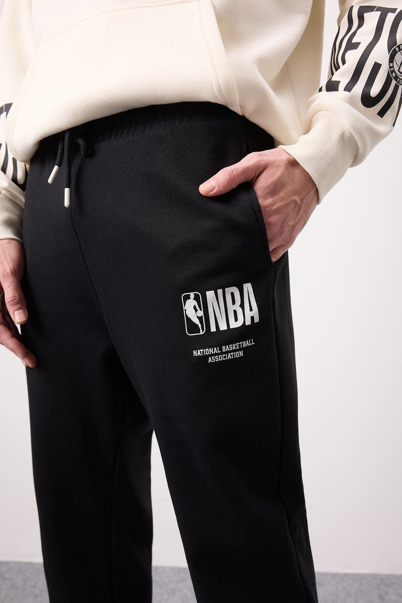 DeFacto Man DeFactoFit NBA Wordmark Sports Thick Jogger Sweatpants  - Image 5
