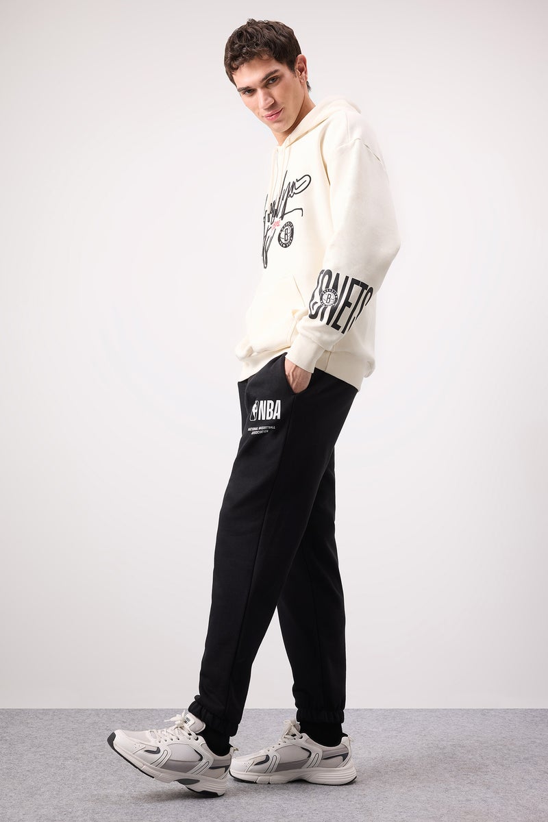 DeFacto Man DeFactoFit NBA Wordmark Sports Thick Jogger Sweatpants  - Image 4