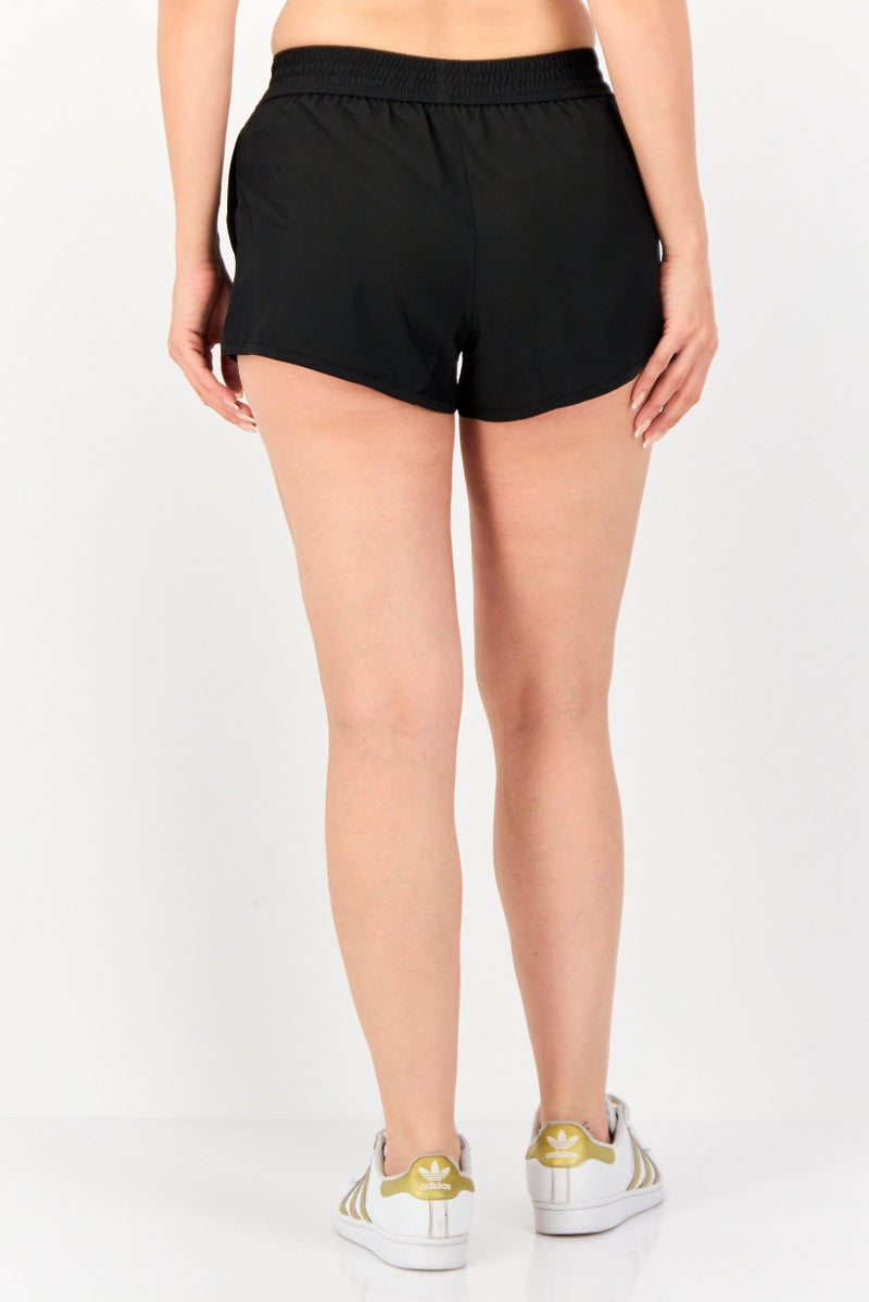 Hurley Women Sportswear Fit Training Shorts, Black  - Image 2