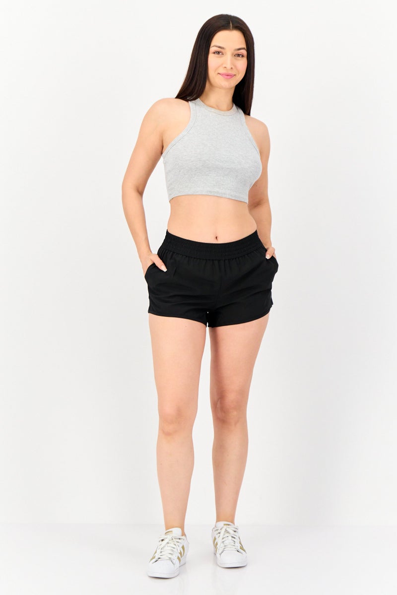 Hurley Women Sportswear Fit Training Shorts, Black  - Image 4