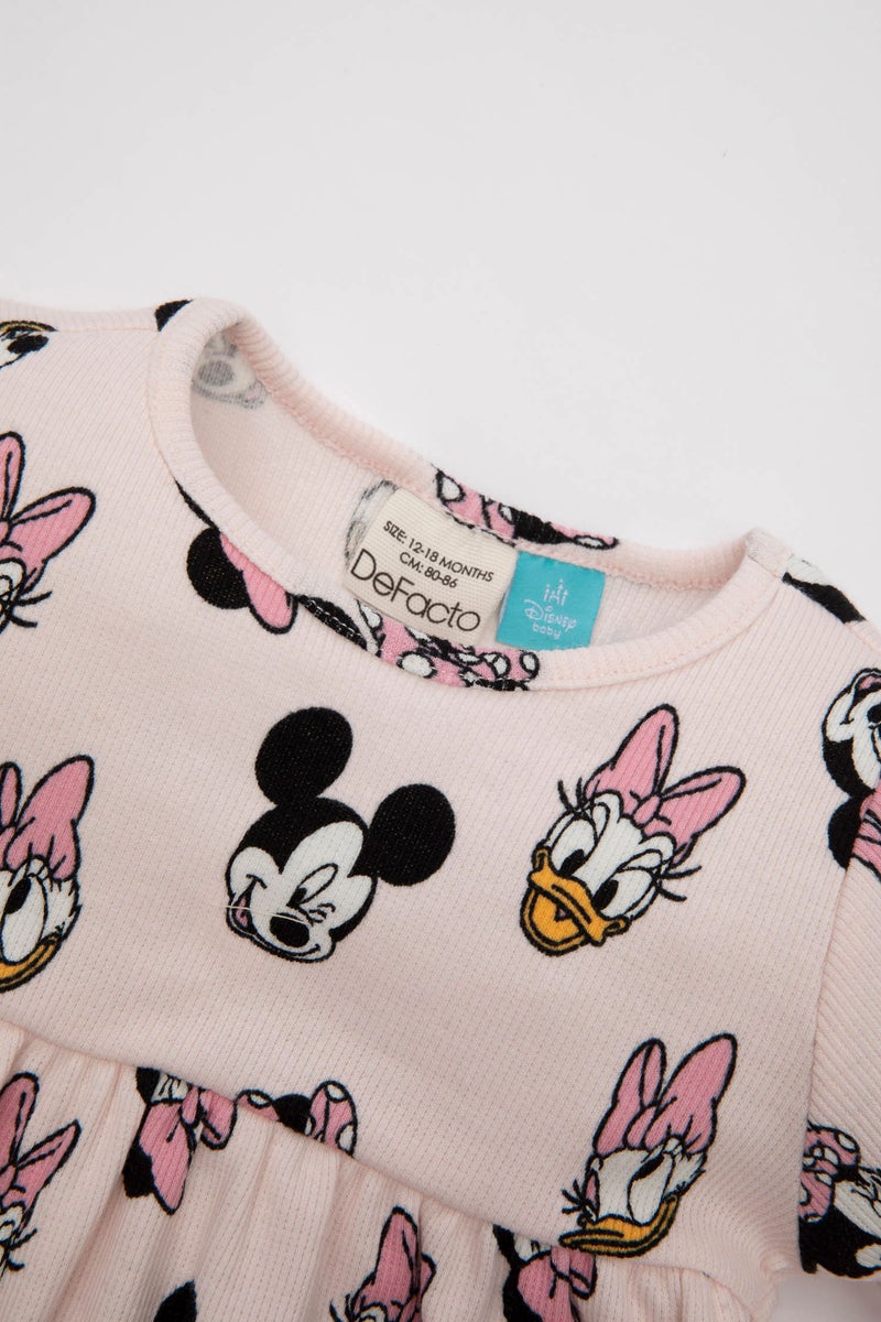 DeFacto Baby Girl Disney Mickey & Minnie Camisole Dress Panties 2 Piece Set - Image 3