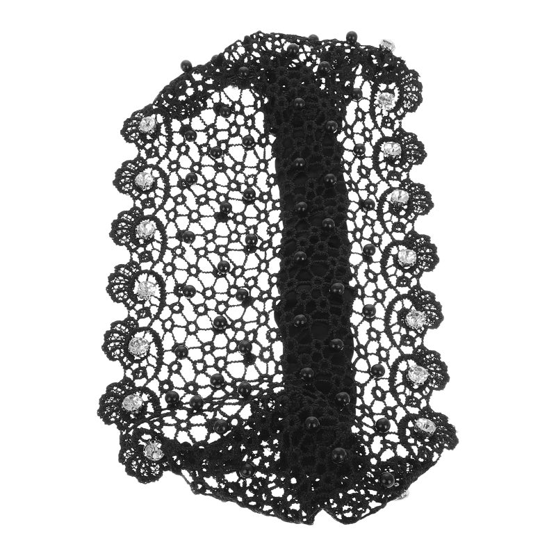 Lace Elastic Headwrap Lace Elastic Headband Boho Bandana Headband Vintage Hair Turban Headband Hair Accessories For Women - Image 1