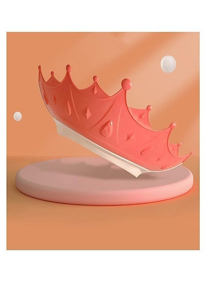 SIMESTICH Baby Bath Shower Cap - Adjustable Silicone Bath Visor Hat for Eye & Ear Protection | Waterproof Shampoo Hat for Toddler, Kids, and Children | Reusable Crown-Shaped Fun Design (Multicolor) - Image 5