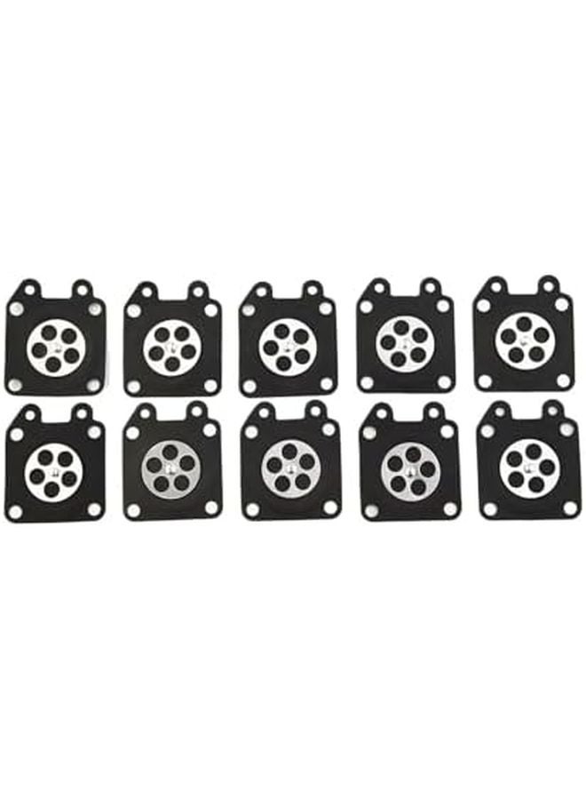 طقم إصلاح كربريتر المنشار 10 قطع حشيات غشاء القياس أجزاء المحرك - Image 2