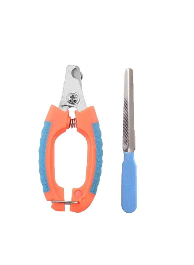 مقص للعناية بالحيوانات الأليفة 2 في 1 مع قفل - Image 3