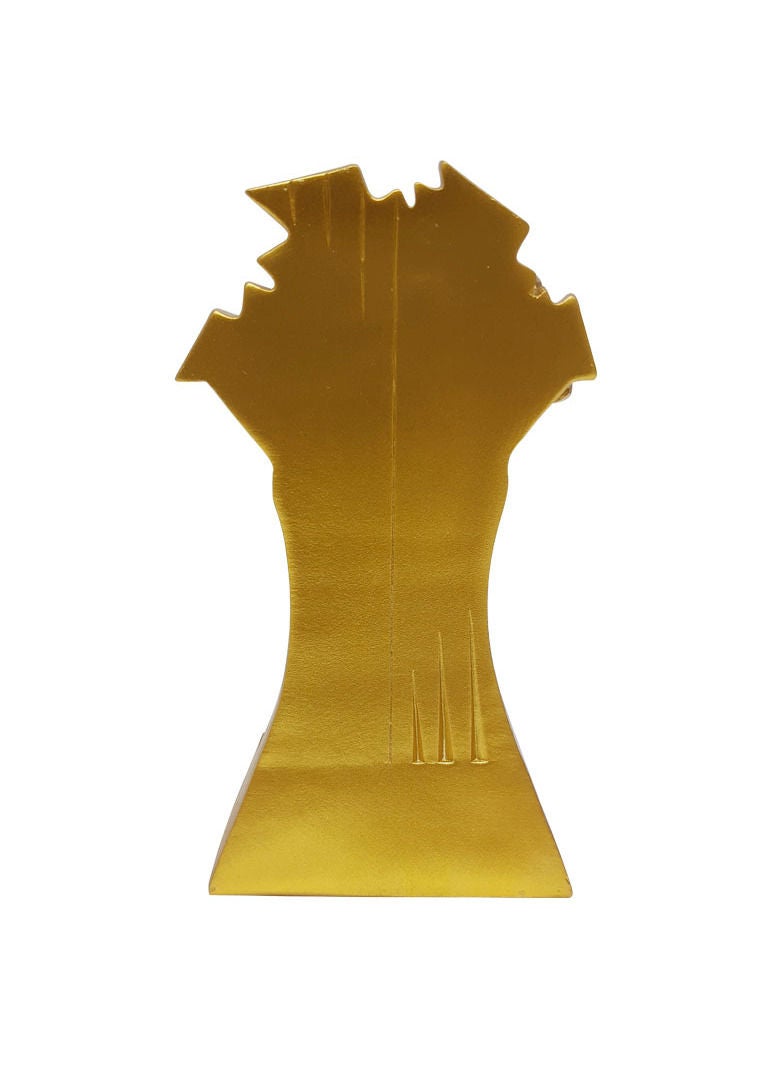 سبال الكأس مع زخرفة الطلاء الكهربائي الراتنج - Image 2